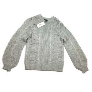 Gray Loose Knit Sweater by Jessica Simpson NEW!